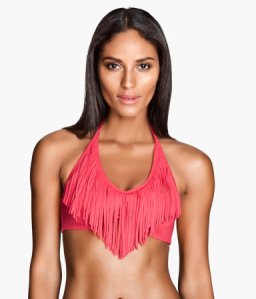 Fringe halter bikini top from H&M is one this year popular trends! try, you just might LOVE it